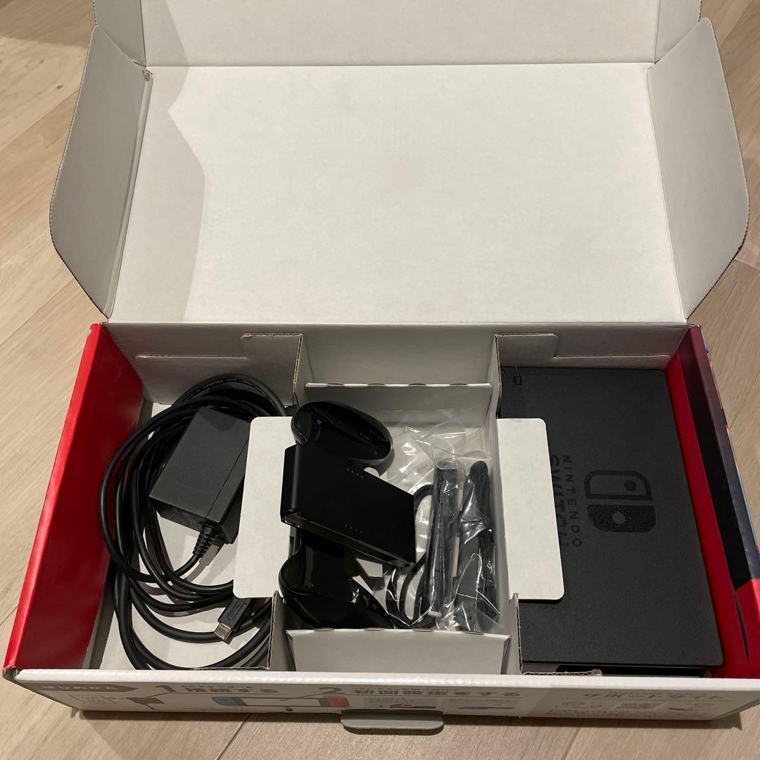 Nintendo Switch 本体 青とオレンジ 【付属品完備】