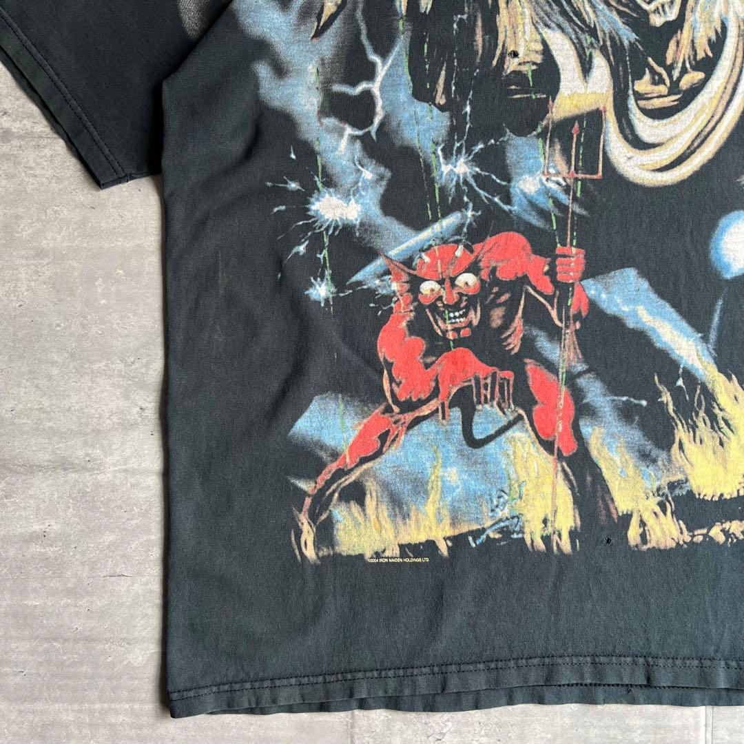 Iron Maiden　アイアンメイデン　魔力の刻印　リキッドブルー製　Tee