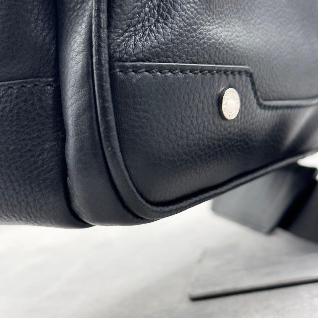 極美品✨ BVLGARI ブルガリ アーバン2way ビジネスバッグ 本革 黒