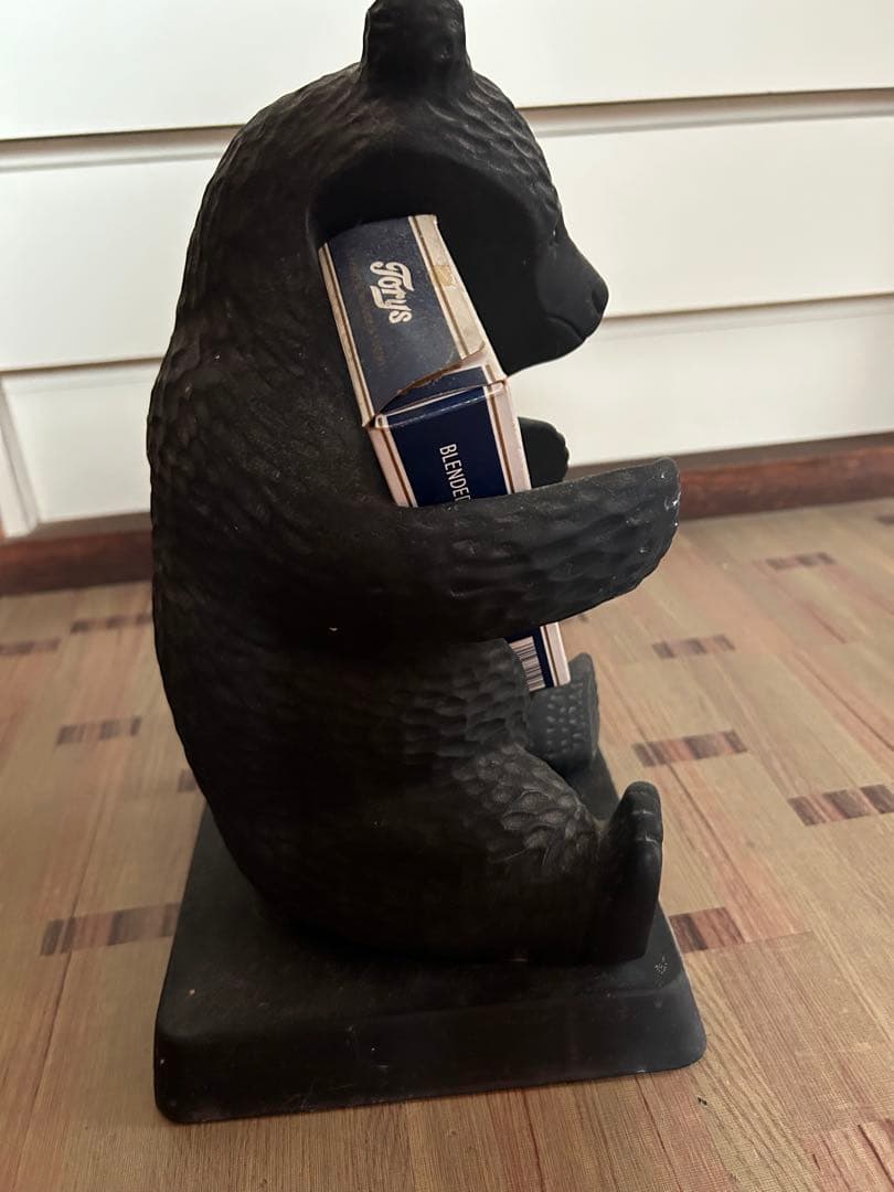 サントリー　ニッカウイスキー　トリスウイスキー クマの陶器置物