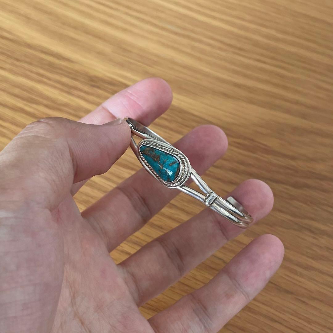 アクセサリー vintage turquoise silver925 bangle