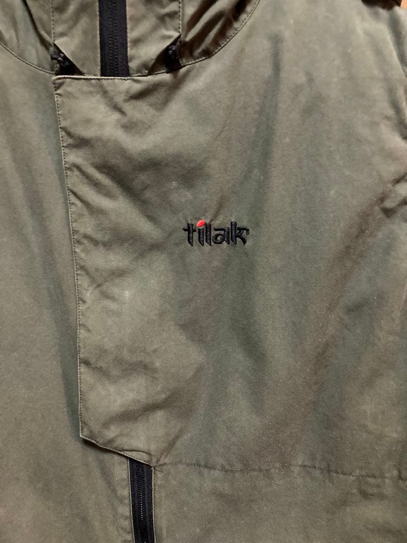 tilak ベンタイル フードベスト オリーブM ティラック ventile