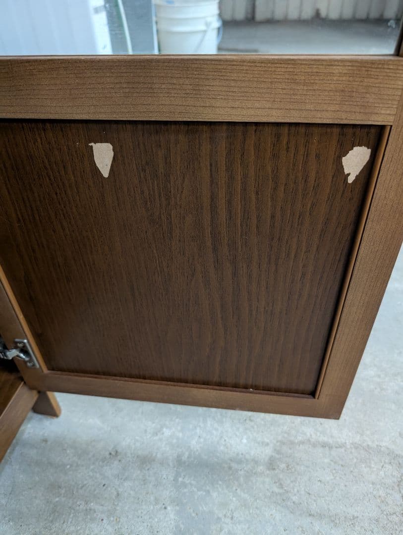 【送料込み】karimoku カリモク FAX台 ガラスキャビネット