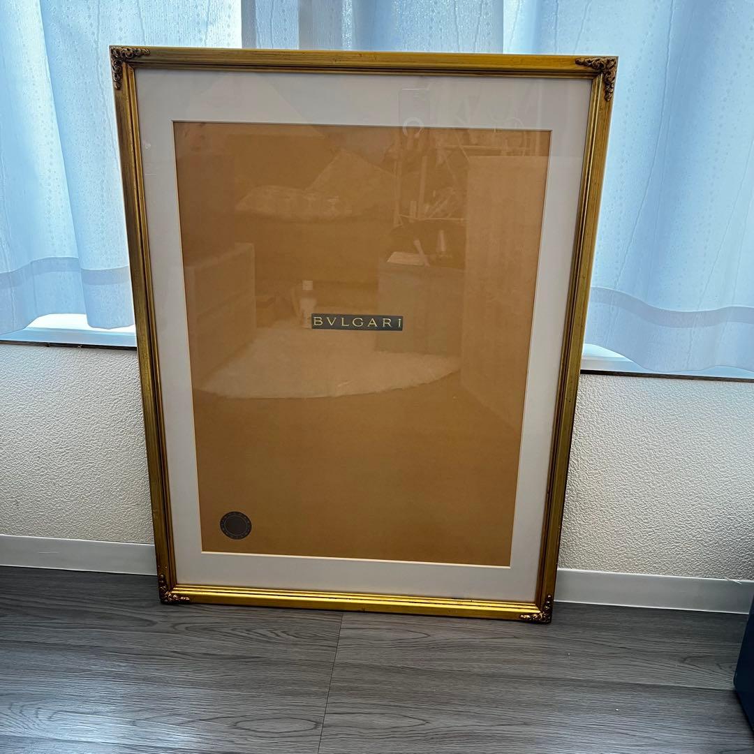 【一点もの！ヴィンテージ】ゴールドの大きなフレーム（額縁）アンティーク