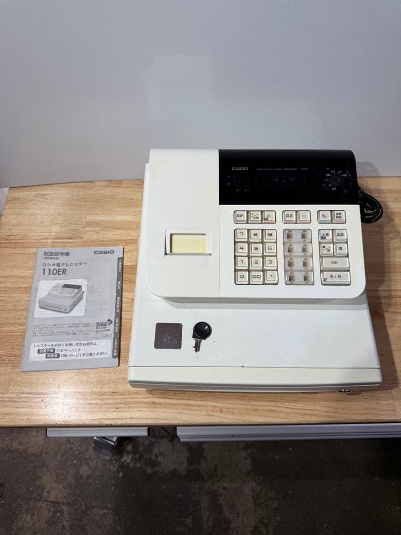 CASIOレジスター　110ER 動作確認済み