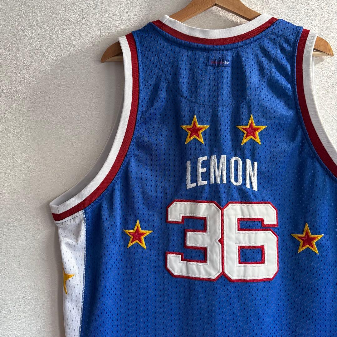 プラチナムフブ ハーレムグローブトロッターズ バスケ ゲームシャツ 00s