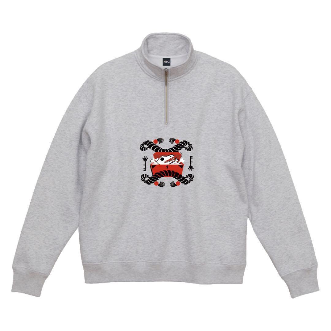 Tシャツ・アパレル KMNZ KMN HALF ZIP SWEATSHIRT - HANG OUT