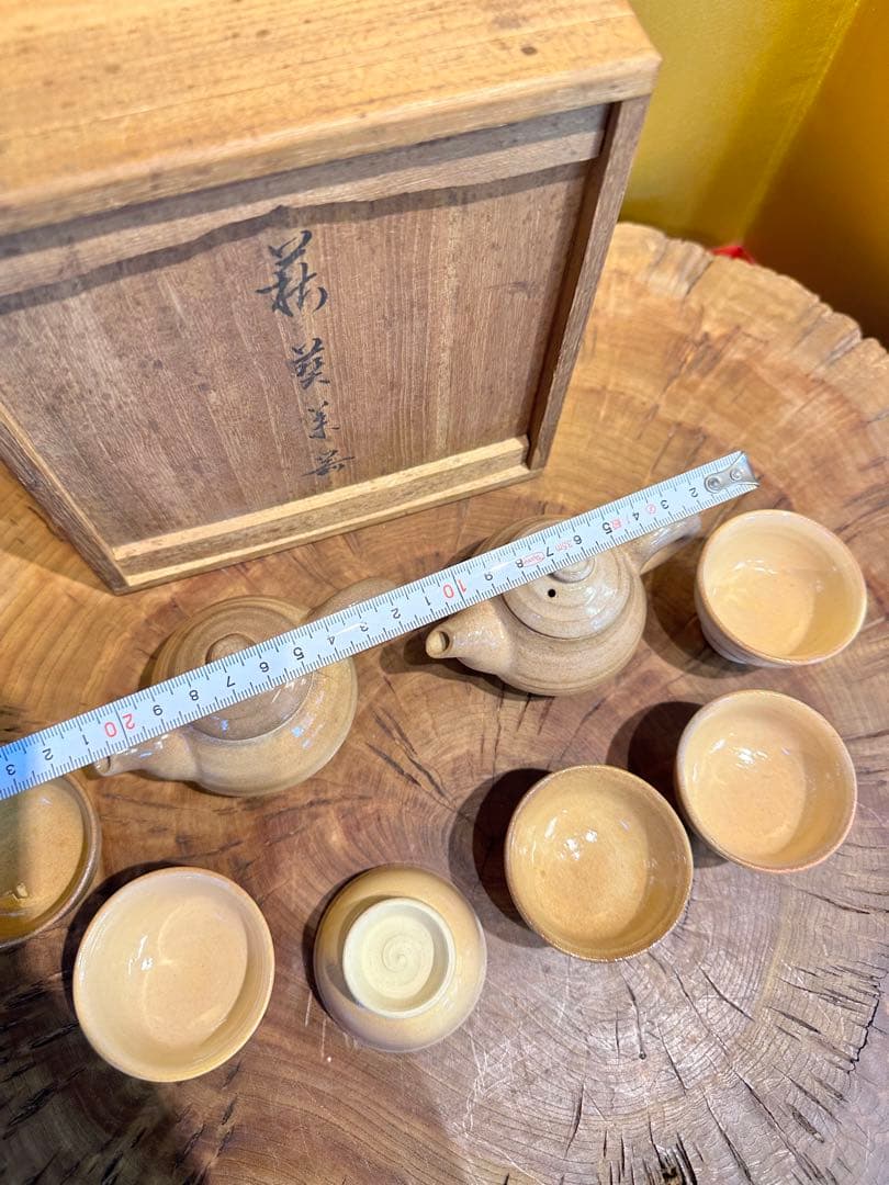 坂倉新兵衛，十二代，茶具，茶器，茶碗，茶道具セット 急須と茶碗6個