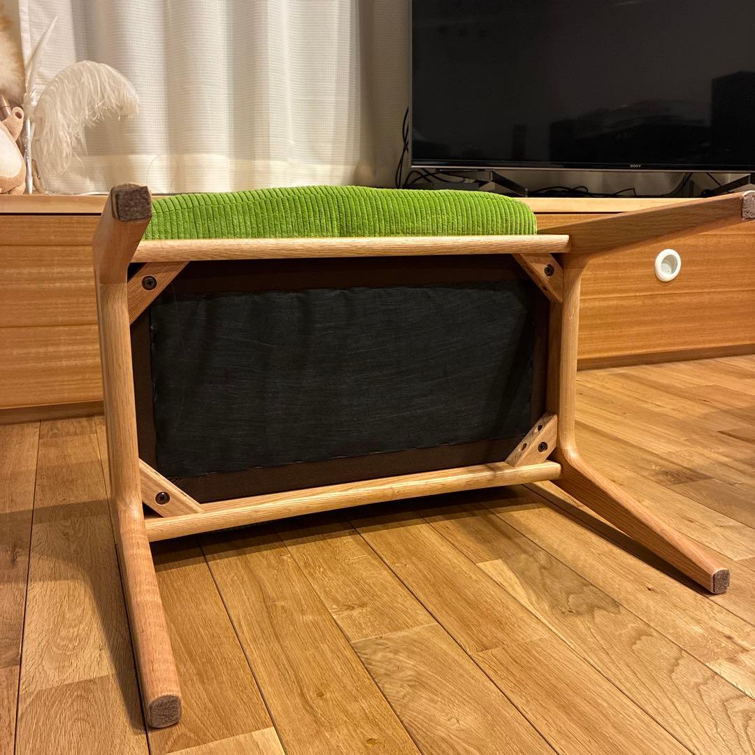 マルニ60 オットマン オークフレーム