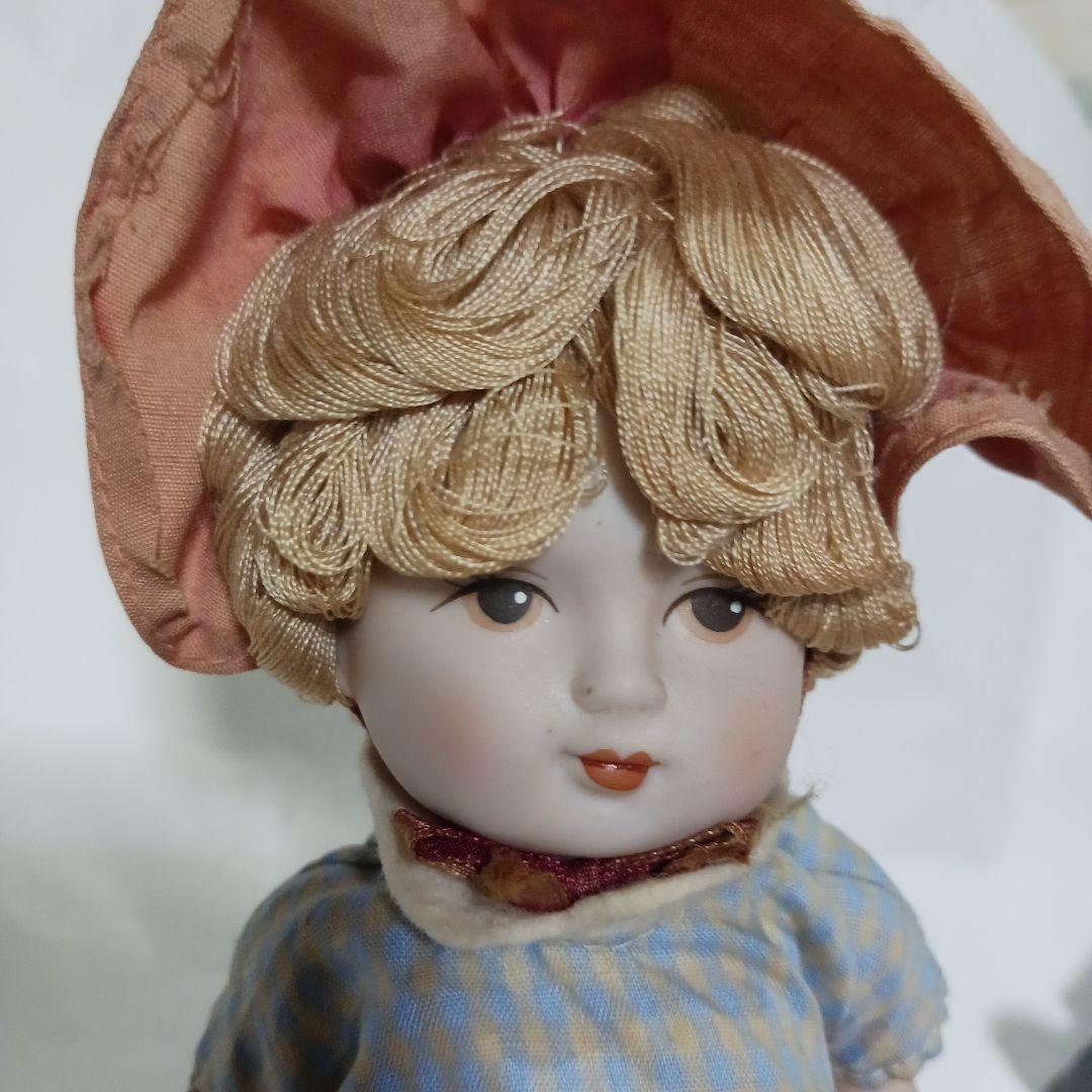 VERTE　ビスクドール ヴィンテージ　陶器製人形 2体セット