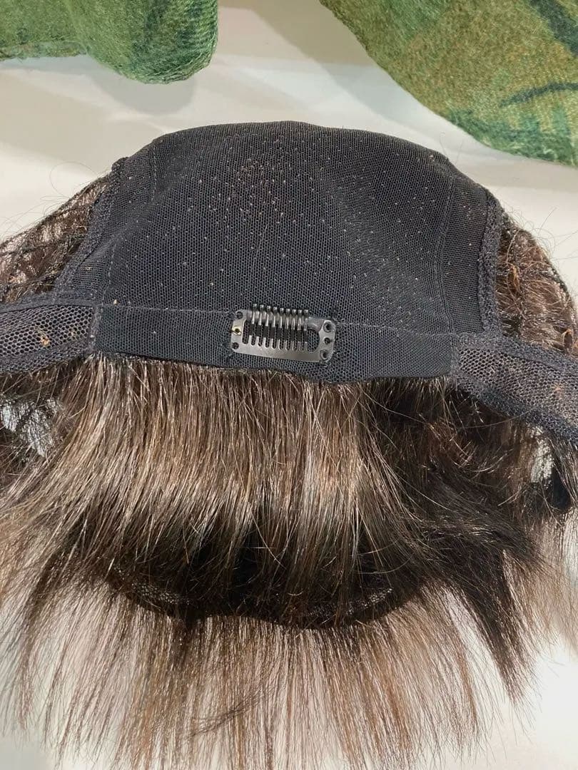 ☆マリブウィッグ☆耐熱人毛MIX☆ショートフルウィッグ ☆ブラウン 耐熱手植え☆