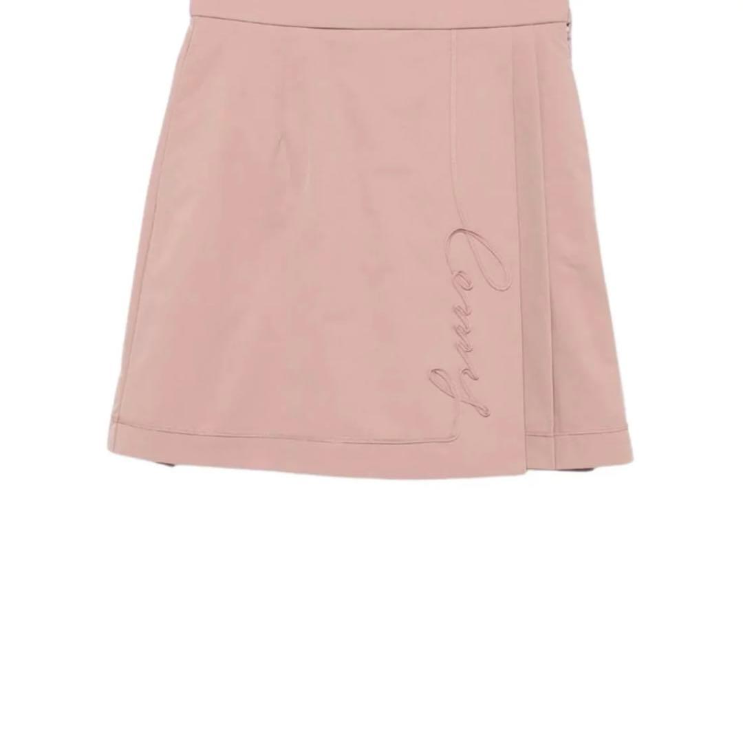 エイミー ゴルフウェア ロゴラップスカートピンクゴルフスカート eimy