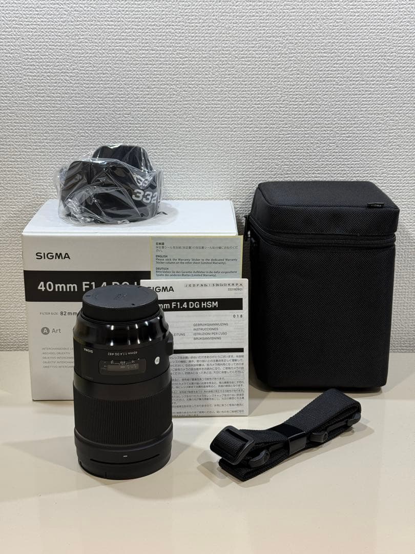 SIGMA 40mm F1.4 DG HSM EFマウント