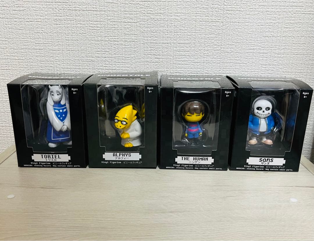 UNDERTALE　フィギュア　サンズ　ニンゲン　アルフィー　トリエル