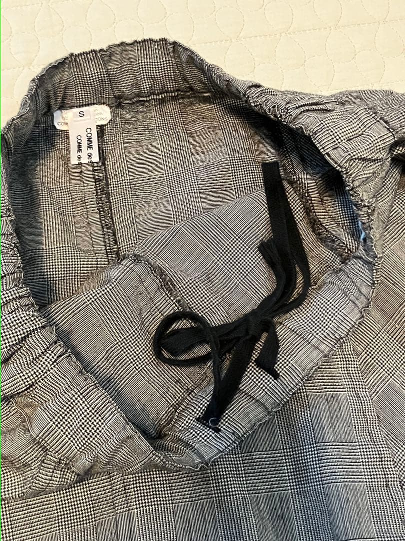 コムデギャルソンコムデギャルソン　サルエル ペンギンパンツ　チェック柄　コムコム