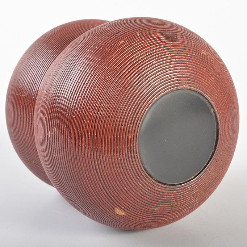 茶道具　越前塗　糸目　七宝蒔絵　瓢茶器　共箱　V　R6794