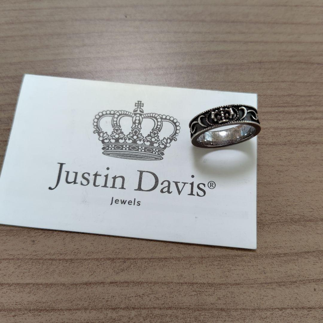 Justin Davis シルバー リング 16号 　購入証明書付