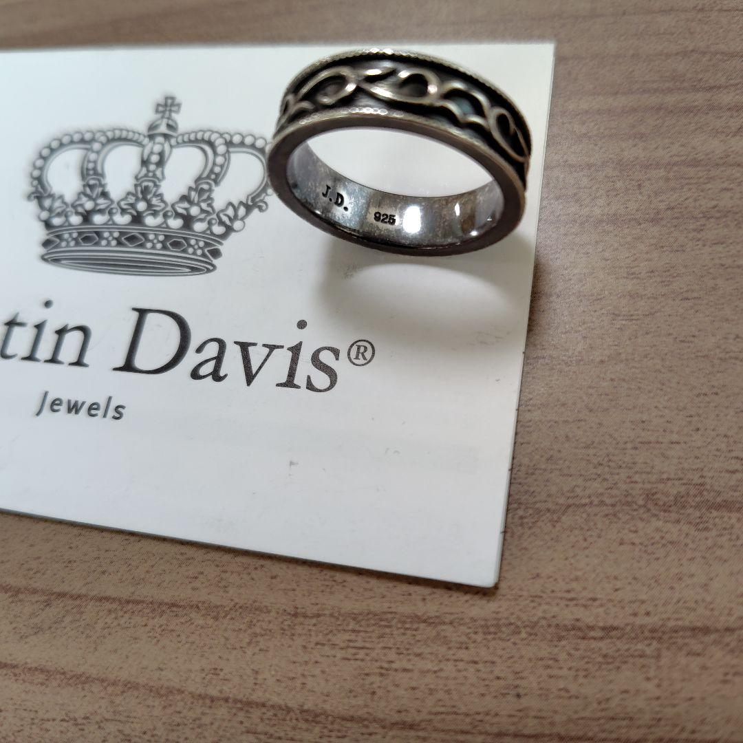 Justin Davis シルバー リング 16号 　購入証明書付