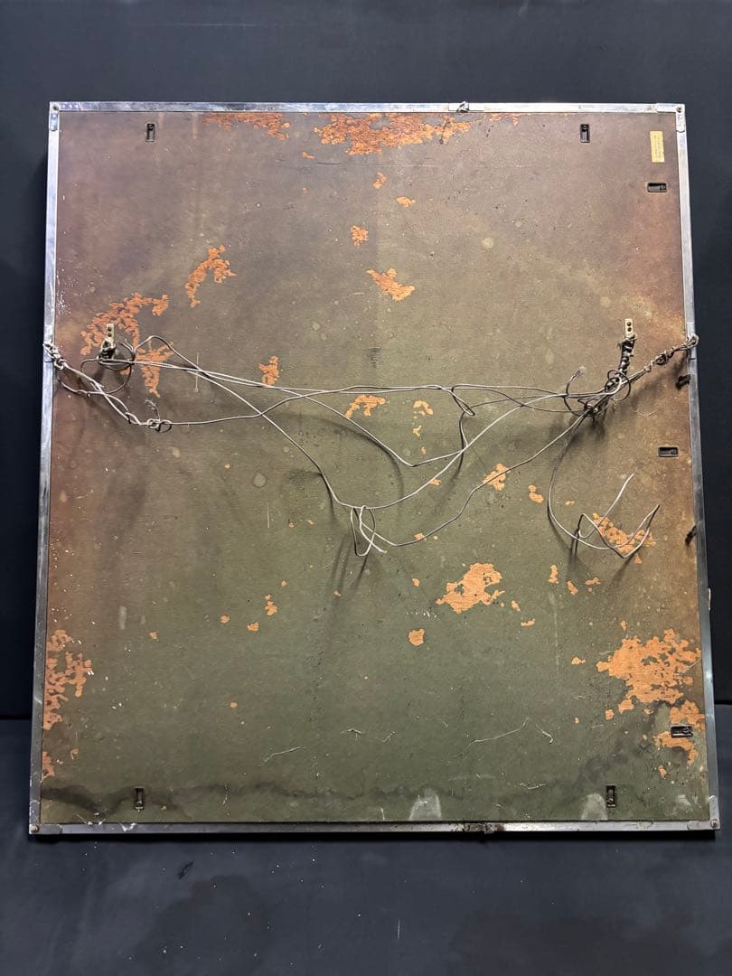 陶画 一点物 陶器 絵 絵画 額 京都 古都 錦市場 魚 魚屋 縁起物 半世紀