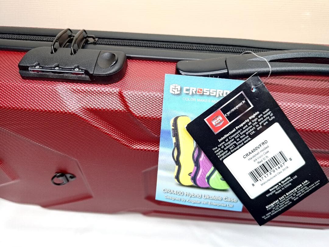 クロスロック　crossrock cra400vf rd バイオリンケース