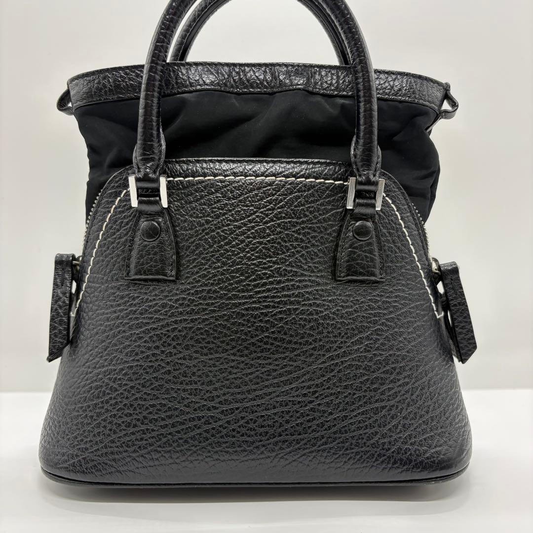 メゾンマルジェラ 5AC 2way ショルダーバッグ ハンドバック ブラック 黒