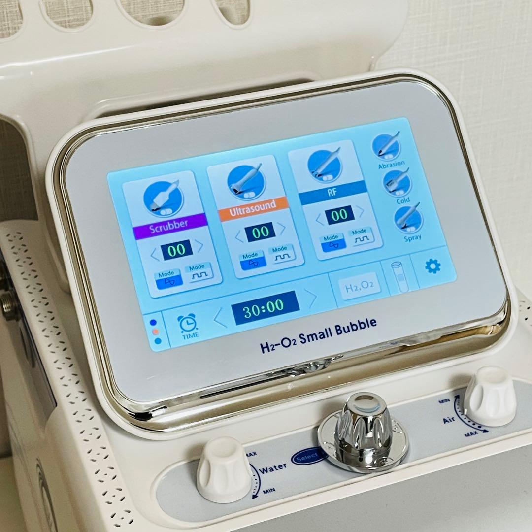 6in1業務用ハイドラフェイシャル H2O2 水素酸素 毛穴洗浄 W05X-II