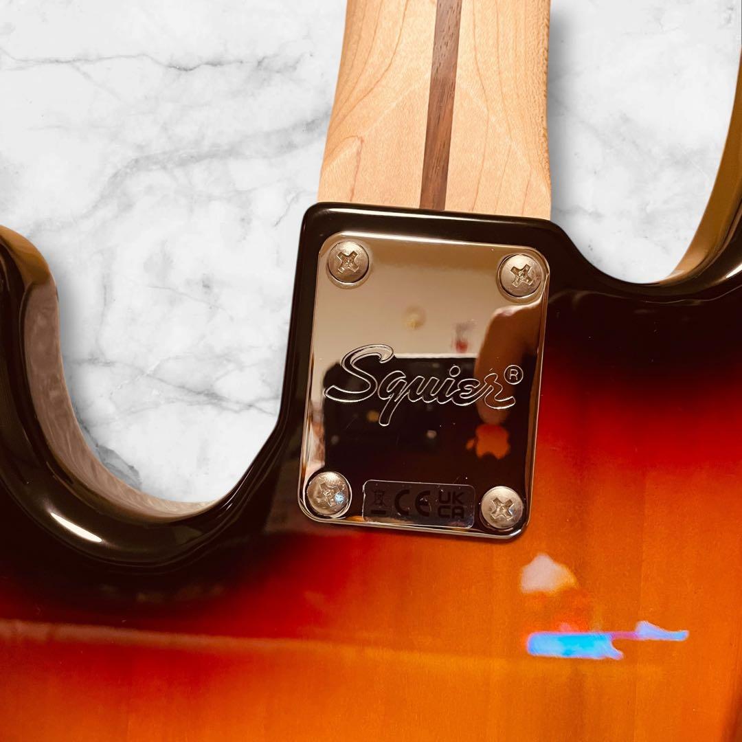 使用感少なめ SQUIRE by Fenderジャズベース ストラップ付き