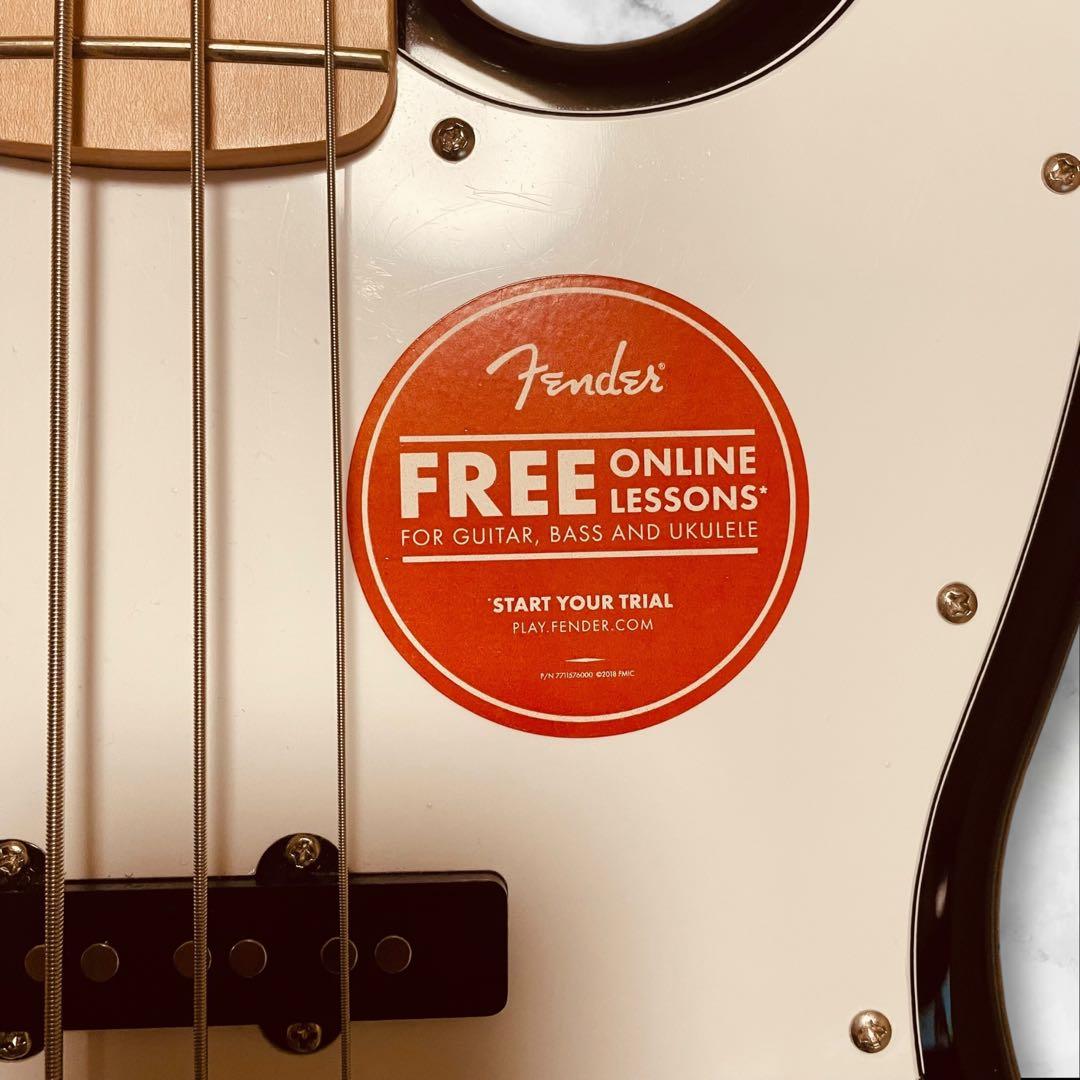 使用感少なめ SQUIRE by Fenderジャズベース ストラップ付き