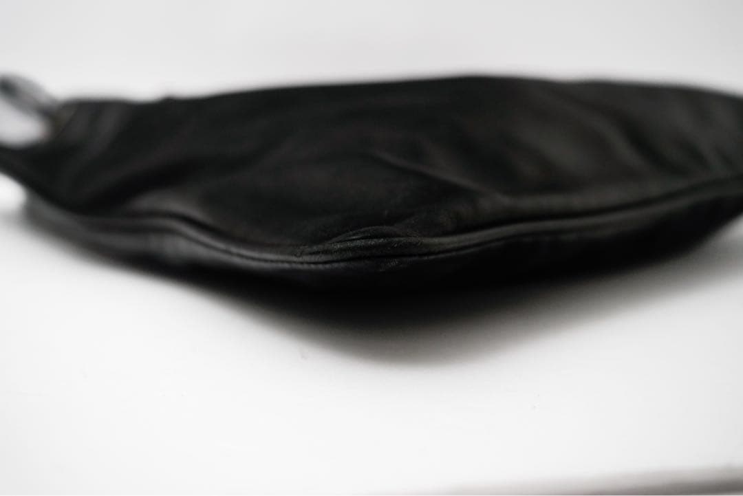 バッグ GUCCI TomFord Black Leather Shoulder Bag