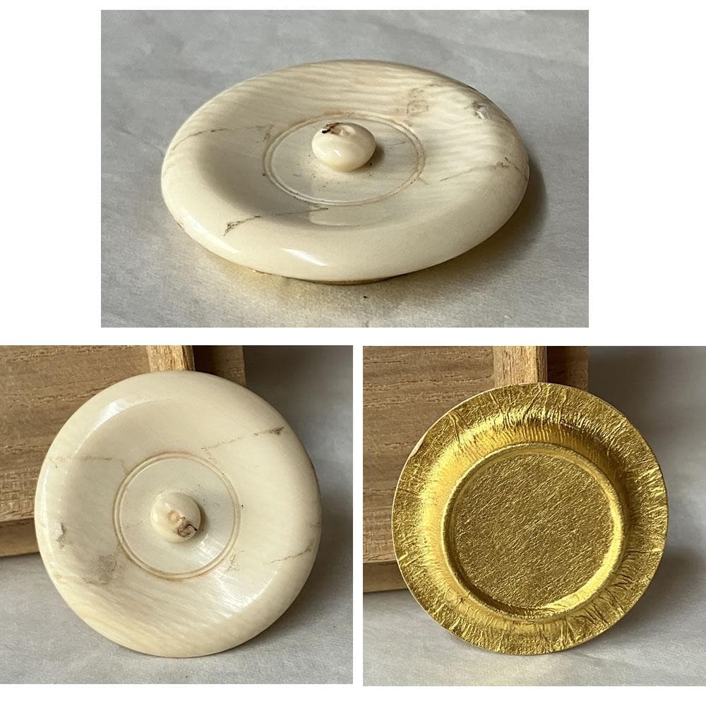 e3126 加藤弥右衛門 美濃伊賀 茶入 共箱 耳付茶入 茶道具