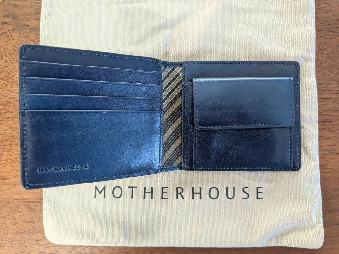 MOTHERHOUSE Wallet Navy / マザーハウス 財布 ネイビー