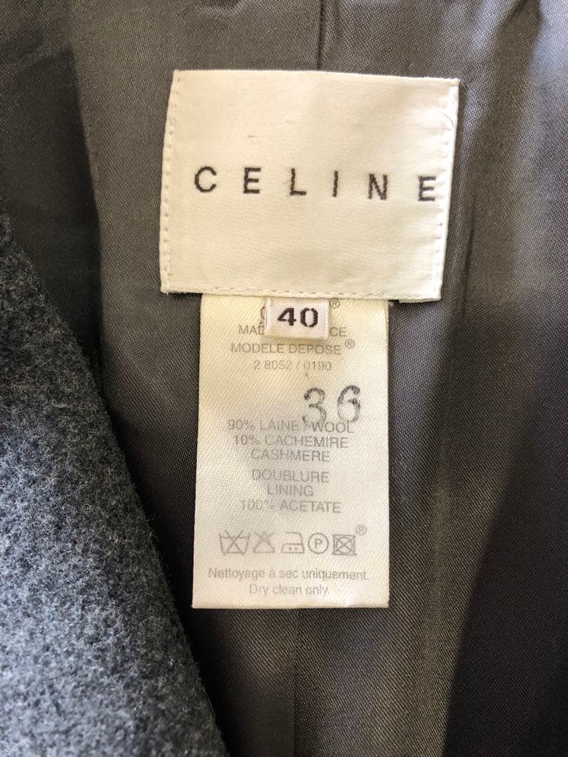 専用セリーヌ CELINE コート 40 グレー