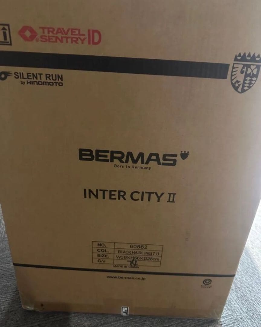BERMAS INTER CITY IIスーツケース 57L フロントオープン