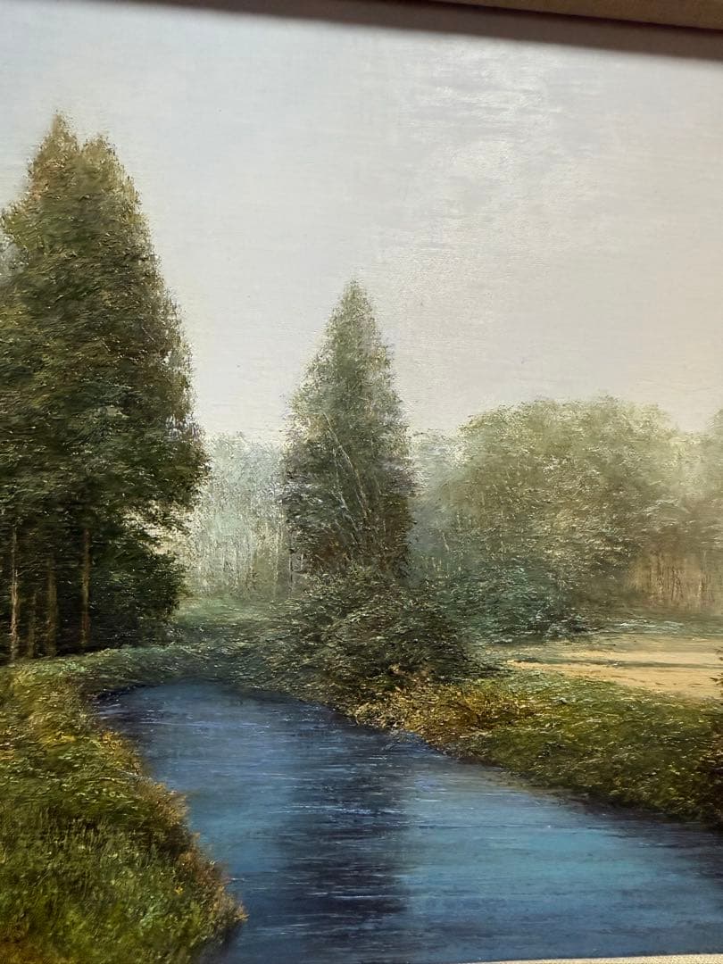 中村英夫　【朝霧】　真作　送料込み0908