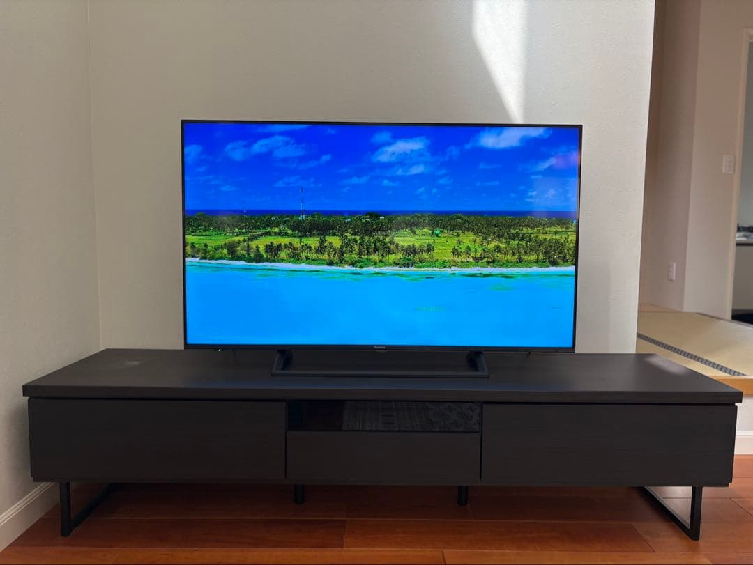 ⭐︎つき⭐︎テレビ台　テレビボード　ブラック　日本製　180㎝幅　大川家具