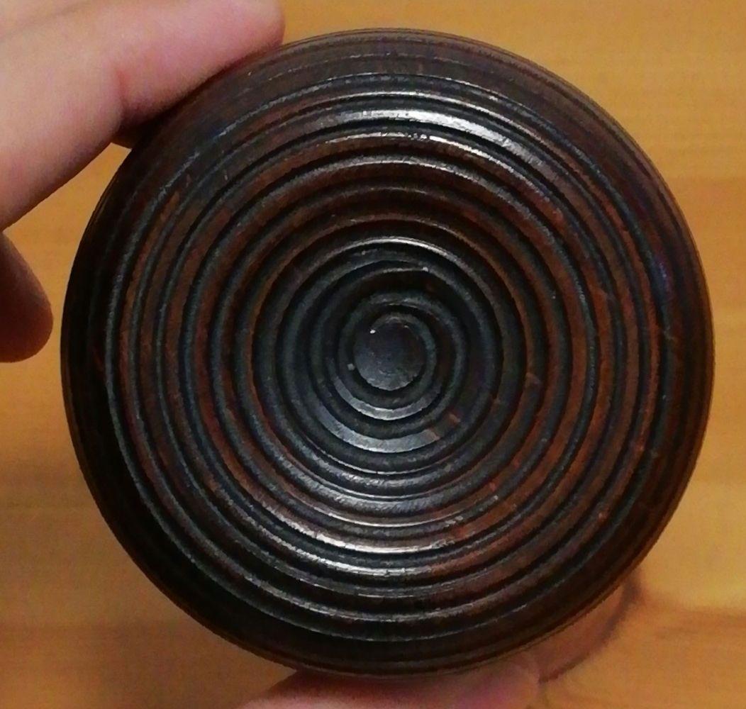 青々斎書付　宗莞作　根太　香合　共箱　共布　茶道具