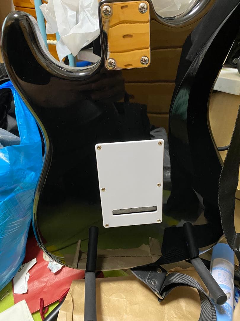 グラスルーツ G-ST-SC/M/BK スキャロップ指板ギグバッグ付き