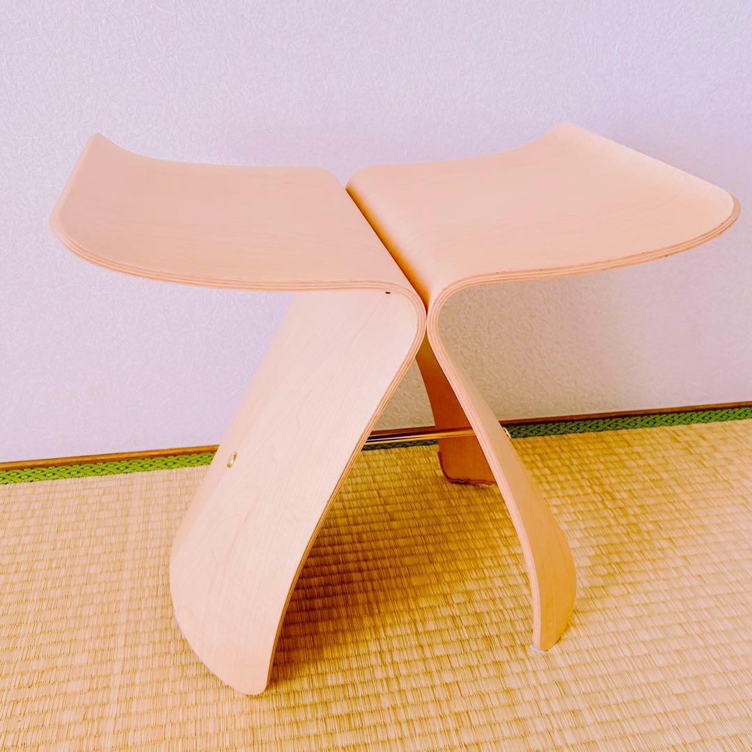 柳宗理 バタフライスツール 正規品 メープル 人気商品 早い者勝ち！