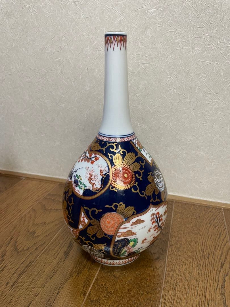 其泉　琳派古伊万里　一輪差　其泉作　其泉有田焼