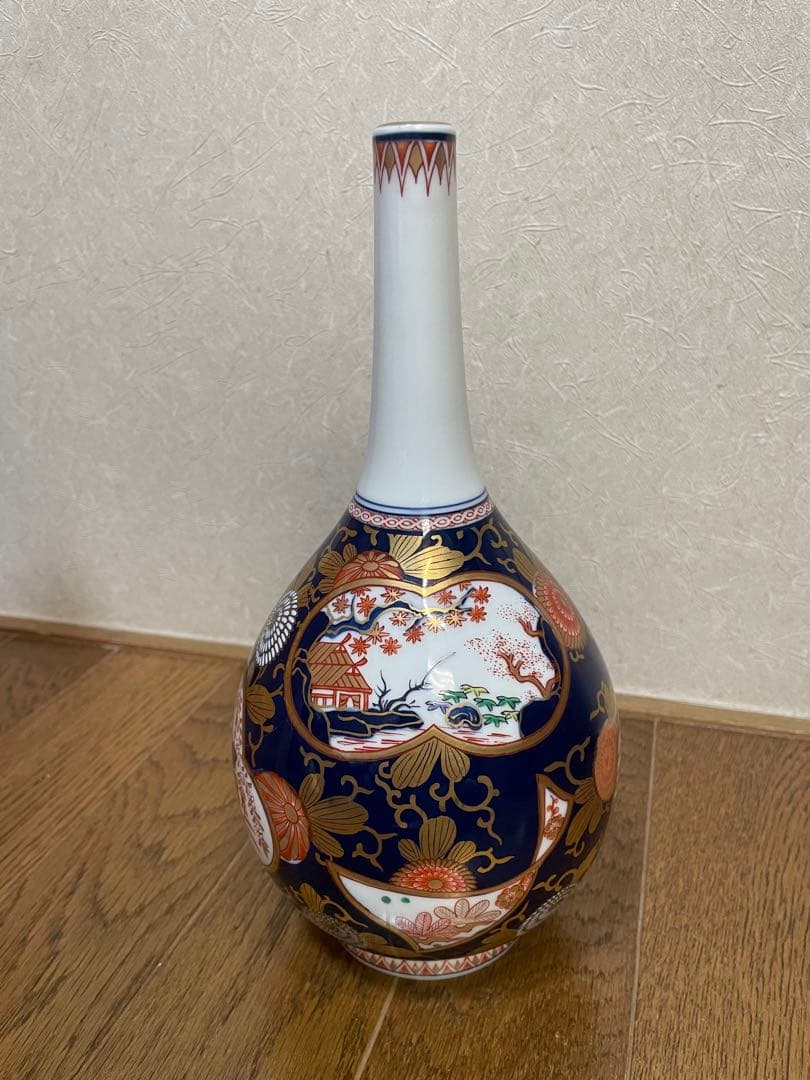 其泉　琳派古伊万里　一輪差　其泉作　其泉有田焼