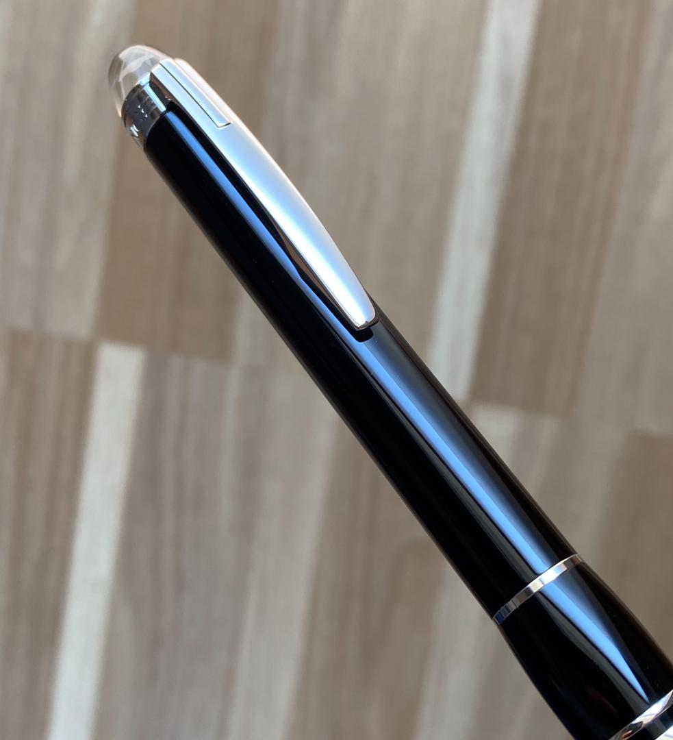 美品 モンブラン スターウォーカー ブラックレジンプラチナ ボールペン ドイツ製