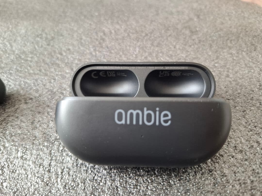 ambie AM-TW02 Black×Black　スターターセット