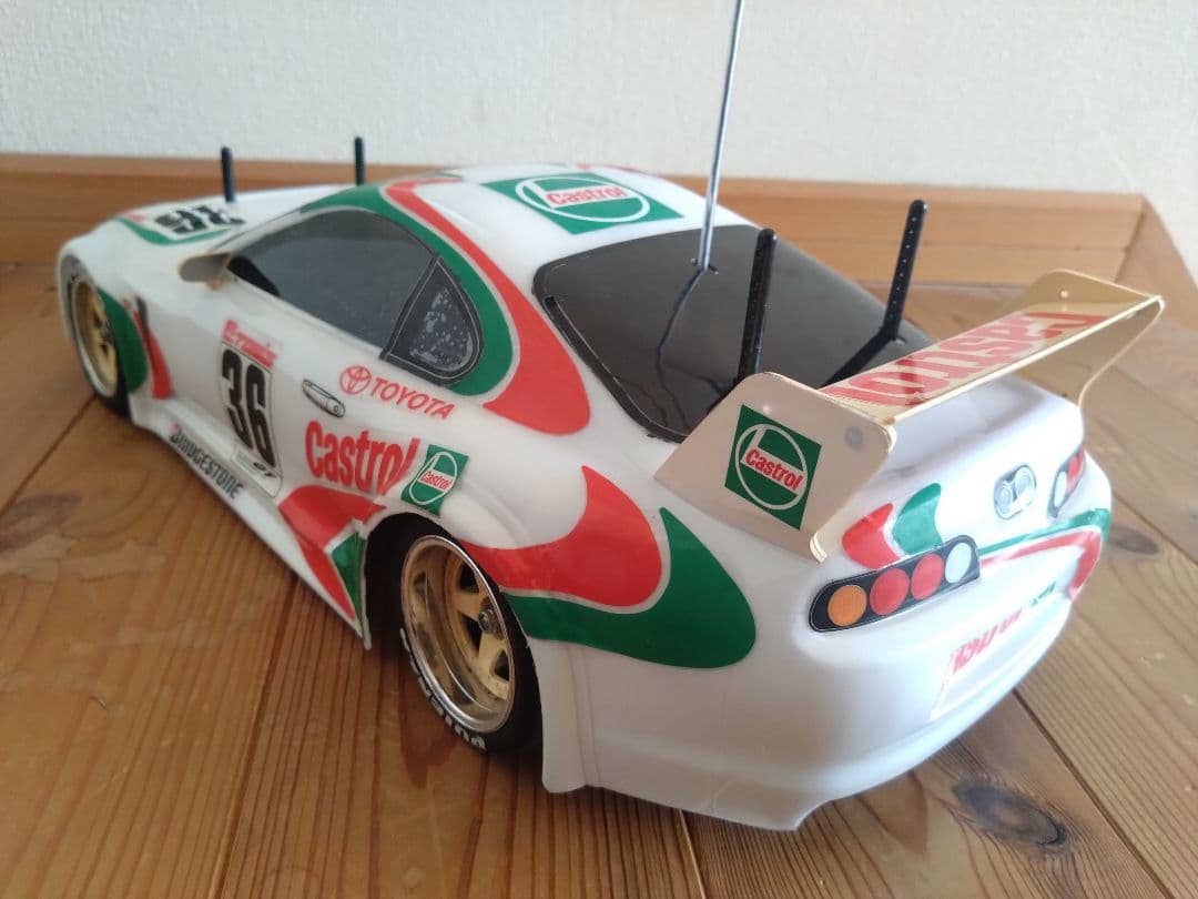 タミヤ　TA02W　カストロール　スープラ　プロポ　メカ　セット