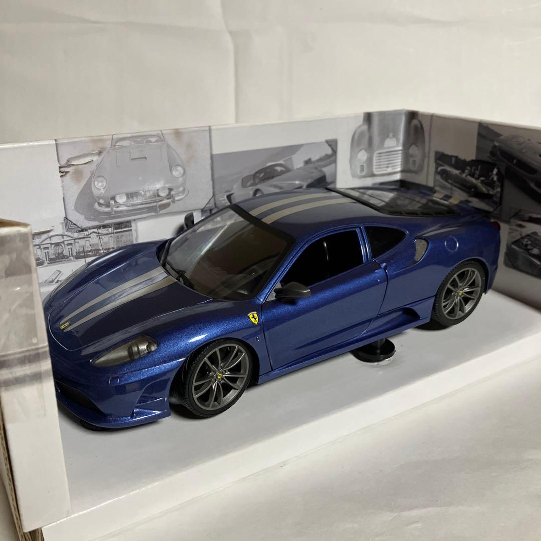 1/18ホットウィール ⭐️フェラーリ　430 スクーデリア⚡️ブルー　箱付き美品✨