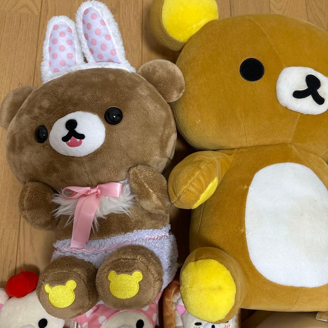 リラックマ ぬいぐるみ Paul & JOE ストラップ キーホルダー セット