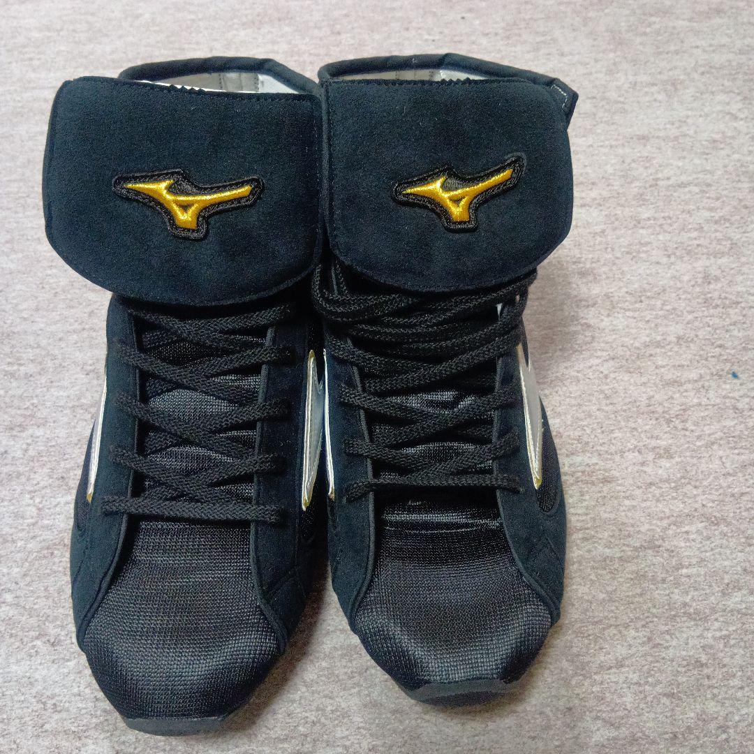 Mizuno ボクシングシューズ 黒/金/銀
