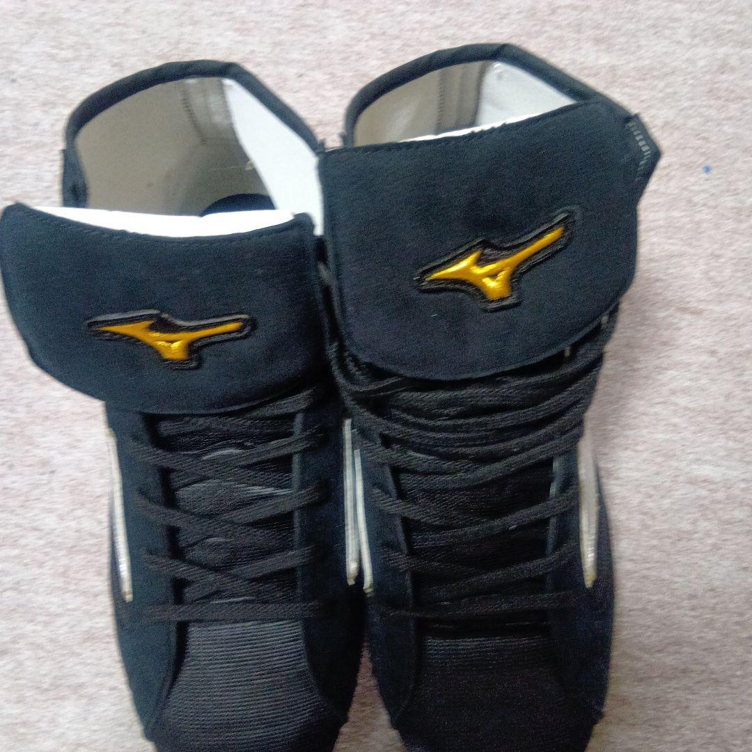 Mizuno ボクシングシューズ 黒/金/銀