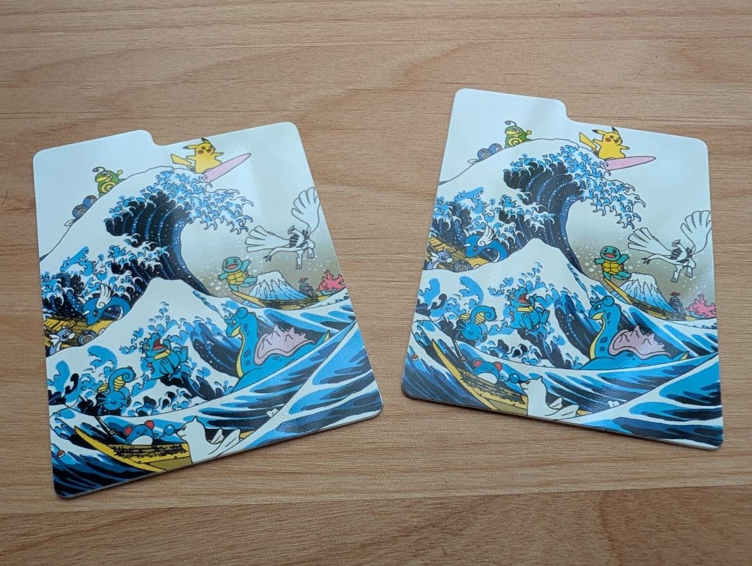 北斎 プレイマット & ダブルデッキケース 2点セット GREAT WAVE