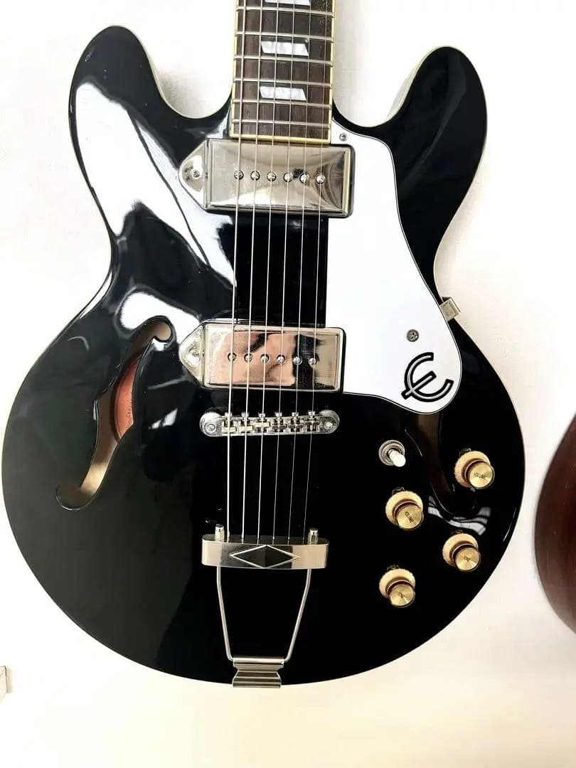 美品　Epiphone casino coupe ブラック エレキギター