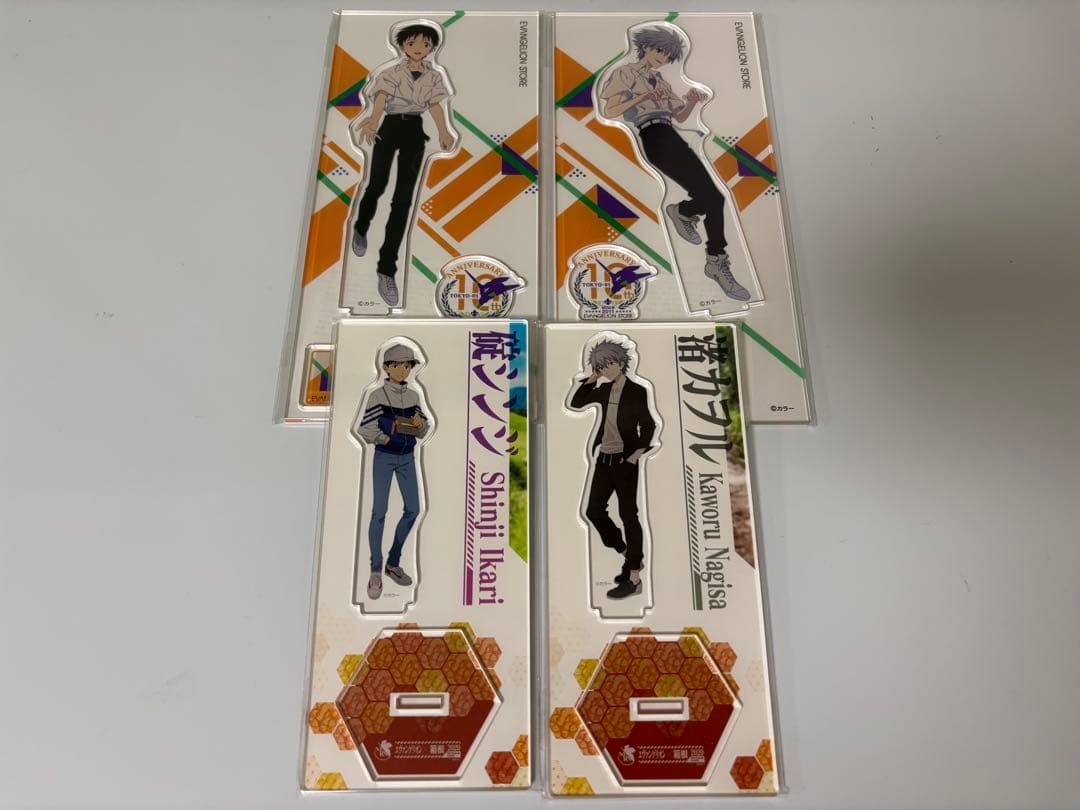 エヴァンゲリオン アクリルスタンド シンジ&カヲル　希少